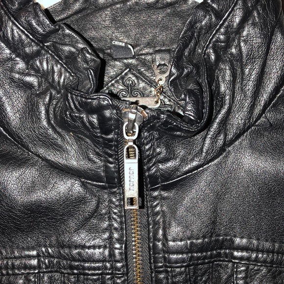 3/$30 Leather jacket - Picture 3 of 5